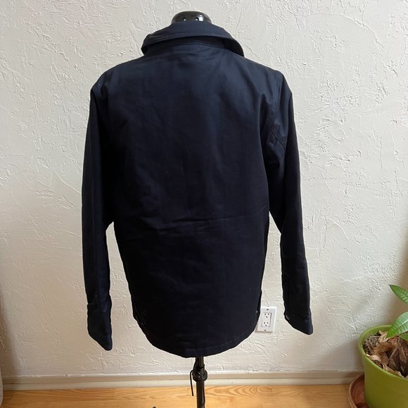 Ascolor Men's Medium Navy Twill Quilted Jacket - Picture 2 of 4